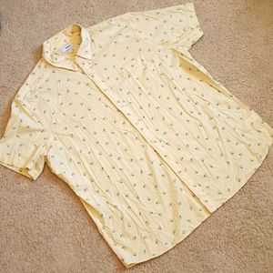 Sonoma cocktail print button down shirt size XXL